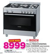 Bosch 90cm Freestanding Gas Cooker HSG734355Z