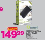 Omuvit 2500mAh Ultra Slim Power Bank 2500MAH