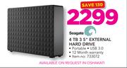Seagate 4TB 3.5" External Hard Drive