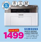 Samsung M2070 Mono Laser All-In-One Printer