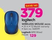 Logitech  Wireless Mouse M235