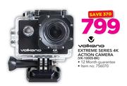 Volkano Extreme Series 4K Action Camera VK-10005-BK