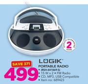 Logik Portable Radio RSH-441869-S