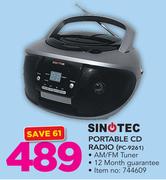 Sinotec Portable CD Radio PC-0261