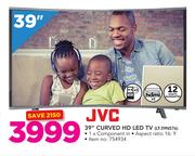 JVC 39" Curved HD LED TV LT-39N576