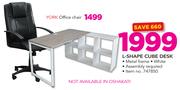 L-Shape Cube Desk