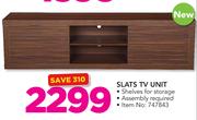 Slats TV Unit