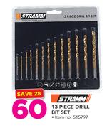 Stramm 13 Piece Drill Bit Set