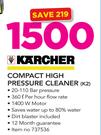 Karcher Compact High Pressure Cleaner K2