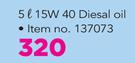 Castrol 15W 40 Diesel Oil-5Ltr