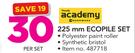 Academy 225mm Ecopile Set-Per Set