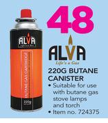 Alva 220g Butane Canister