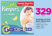 Pampers Active Baby Mega Box