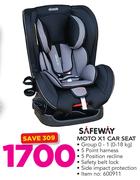 Safeway Moto X1 Car Seat