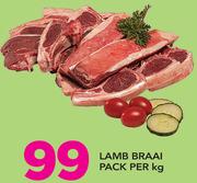 Lamb Braai Pack-Per Kg