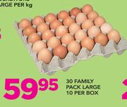 30 Family Pack Large-10 Per Box
