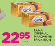 Rama Original Margarine Brick-500g Each