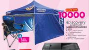 Discovery Gazebo Instantaneo 3x3m Inclui cordas e estacas Para estabilidade Gratis cadeira