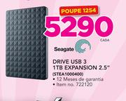 Seagate Drive USB 3 1TB Expansion 2.5" STEA1000400-cada