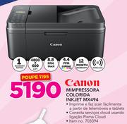 Canon Mimpressora Colorida Inkjet MX494
