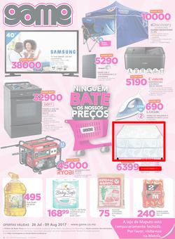 Game Mozambique : Nobody Beats our Prices (26 July - 9 August 2017), page 1