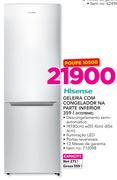 Hisense 359Ltr Geladeira Com Congelador Na Parte Inferior H359BME