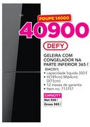 Defy 365Ltr Geladeira Com Congelador Na Parte Inferior DAC551