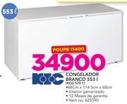 KIC 553Ltr Congelador Branco KCG570 1