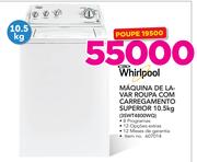 Whirlpool Maquina De Lavar Roupa Com Carregamento Superior 10.5Kg 3SWT4800WQ