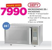 Defy 28Ltr Microondas MW M2822MG