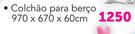 Colchão para berço 970 x 670 x 60cm
