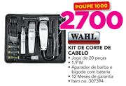 Wahl Kit de Corte de Cabelo jogo de 20 pecas