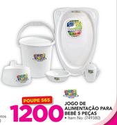 Baby Care jogo de Alimentação para Bebe 5 Peças