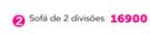 Gommagomma Sofa de 2 divisoes