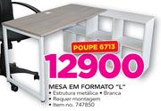 Mesa em Formato "L"