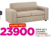 Sofa de 2 Lugares Channing