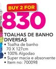 Toalhas de banho diversas-For 2