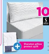 Sheraton Protector De Colchão King Acolchoado With Plus Sheraton Pillow Protect Quilt