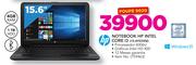 HP 15.6" Notebook HP Intel Core i3 15-AY035NI