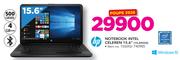 HP Notebook Intel Celeron 15.6" 15-AY032