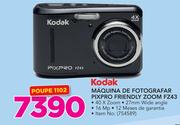 Kodak máquina de fotografar pixpro friendly zoom FZ43