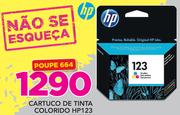 cartucho de tinta colorido HP 123