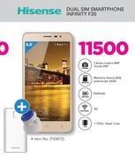 Hisense Dual Sim Smartphone Infinity F20 With Plus Phone Cover & Speaker