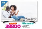 Hisense TV FHD LED 49" HX49M2160F