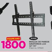 Ross brancos de parede giratorios LCD 32"-70"