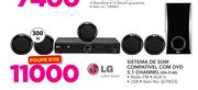 LG sistema de som compatible con DVD 5.1 Channel HD-3140