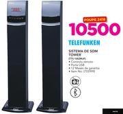 Telefunken sistema de som Tower TTS-1002RUF