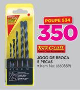 Tork Craft jogo de broca 5 pecas