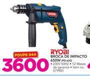 Ryobi broca de impacto 650W PD-650
