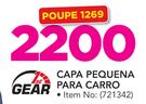 1st Gear capa pequena para carro